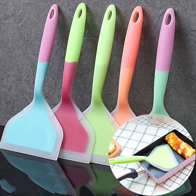 CookLoom | Silicone Cooking Spatula – Heat-Resistant Utensil for Non-Stick Pans 4