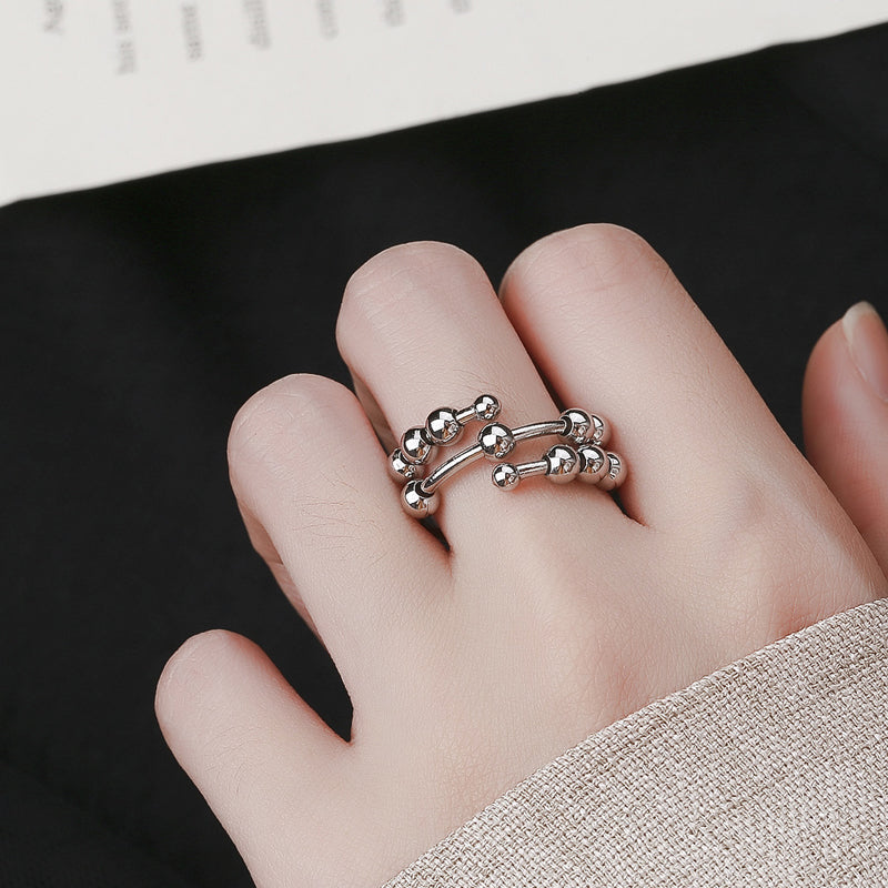 CopperAura | Stylish Adjustable Fidget Ring for Anxiety Relief 4