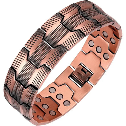 CopperWave | Elegant Magnetic Copper Wellness Bracelet for Energy Balance 0