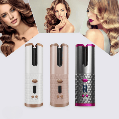 Cordless hair styler – Cordless curling iron for shiny & healthy curls 1