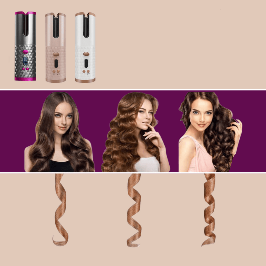 Cordless hair styler – Cordless curling iron for shiny & healthy curls 2