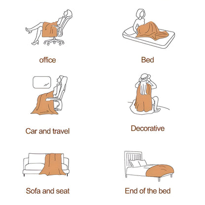 CozyCoral | Ultra-Soft Elegant Plaid Blanket for Ultimate Comfort 5