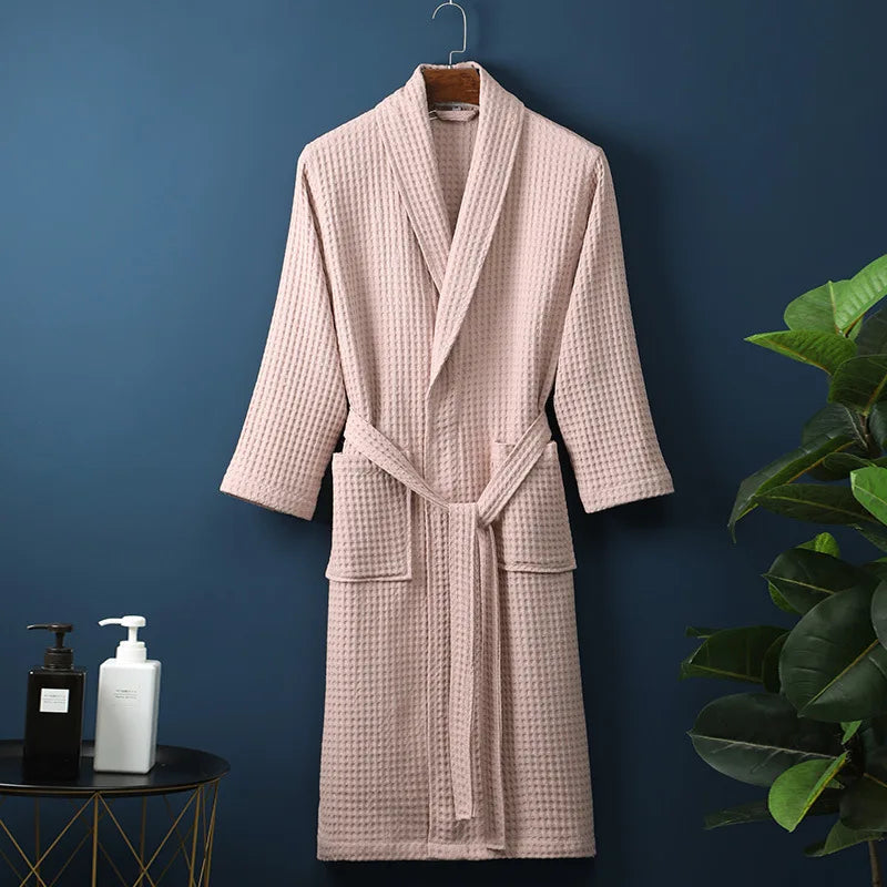 CozyCotton | Luxurious Soft Breathable Cotton Bathrobe for Men and Women 1