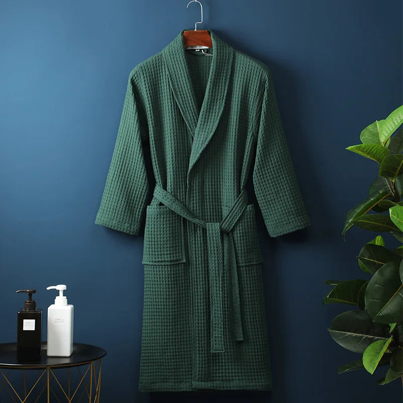 CozyCotton | Luxurious Soft Breathable Cotton Bathrobe for Men and Women 2