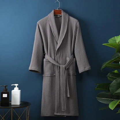 CozyCotton | Luxurious Soft Breathable Cotton Bathrobe for Men and Women 3