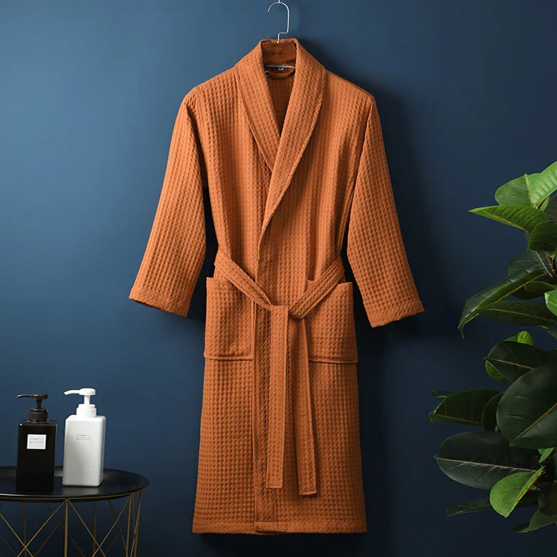 CozyCotton | Luxurious Soft Breathable Cotton Bathrobe for Men and Women 5