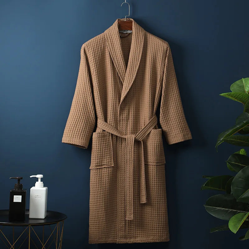 CozyCotton | Luxurious Soft Breathable Cotton Bathrobe for Men and Women 6
