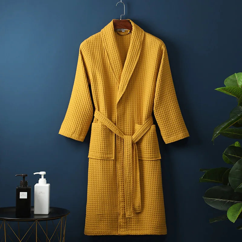 CozyCotton | Luxurious Soft Breathable Cotton Bathrobe for Men and Women 8