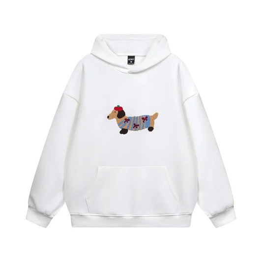 CozyPup | Charming Warm Cotton Blend Hoodie for Autumn Comfort 0