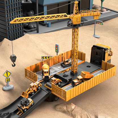 CreaTrek | Engaging Interactive Construction Toy Crane Truck Playset 2