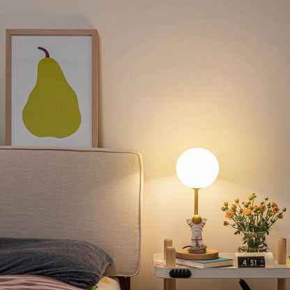 MoonGlow - Creative Table Lamp with Moon Shape and LED Light