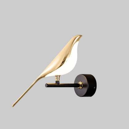 GlowFeather – Modern LED Bird Wall Lamp