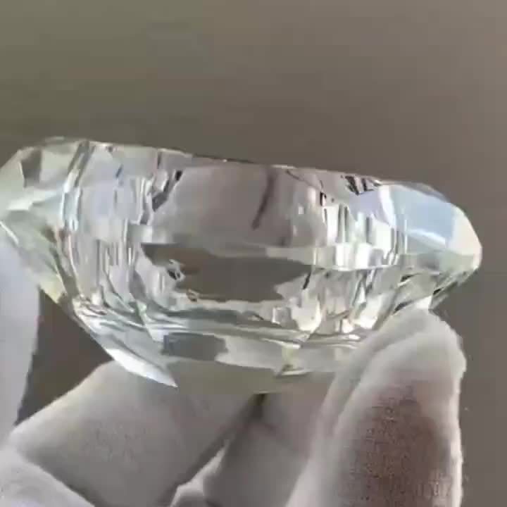 RadiantCrystal - Transparente europäische Kerzenhalter Set