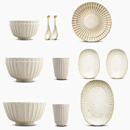 HeritageStone - 21-Piece Dinner Set with Timeless Design