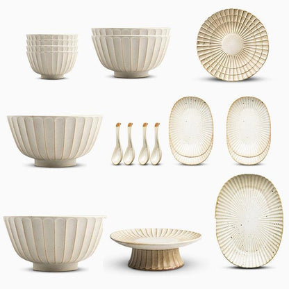 HeritageStone - 21-Piece Dinner Set with Timeless Design