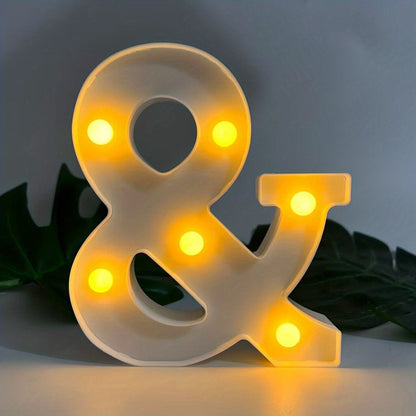 LetterGlow - Wireless LED Letter Lamp for Unique Style