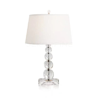 CrystalSphere - Elegant Table Lamp with Crystal Globe Design