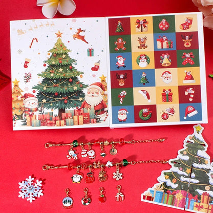 CrystalJoy | Festive Colorful Children's Christmas Countdown Bracelet 3