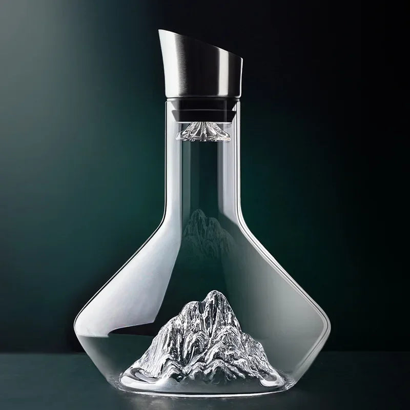 CrystalWave | Elegant Handmade Lead-Free Crystal Wine Decanter 1500ml 4