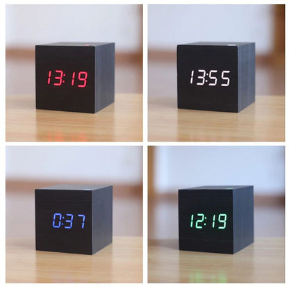CubeCraft | Stylish Compact Digital Desk Clock for Modern Interiors 8