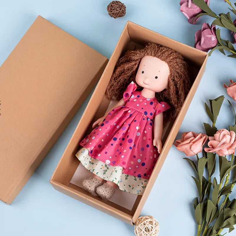 CuddlyCharm | Adorable Plush Dress-Up Doll with Accessories Gift Set 2