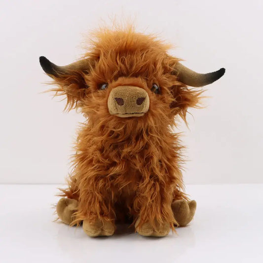 Cuddly Highland Cow Plush Toy – Soft Stuffed Animal Comforter for All Ages, 25 cm 0