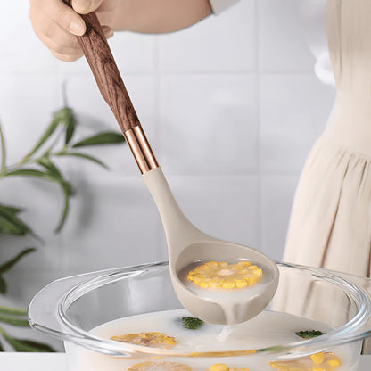 CulinaSet | Silicone & Wood Kitchen Utensil Set – Premium Cooking Tools for Every Home Chef 2