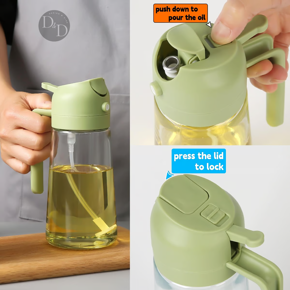 CulinaryMist | Efficient Versatile Olive Oil Sprayer Bottle for Cooking 8