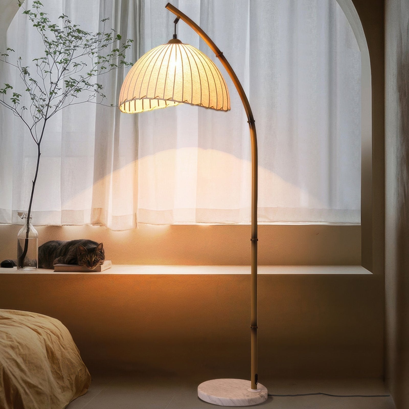 Cultural Bamboo Floor Lamp 1