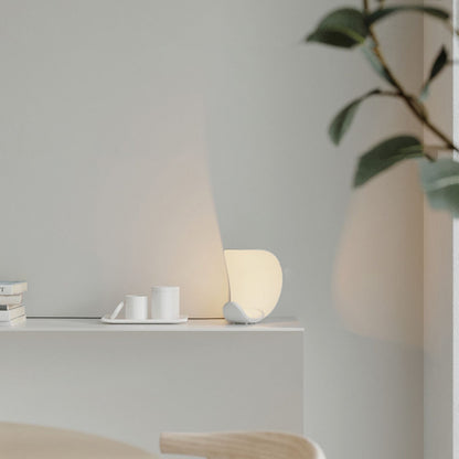 GraceGlow - Table Lamp with Elegant Swirls and Soft Glow