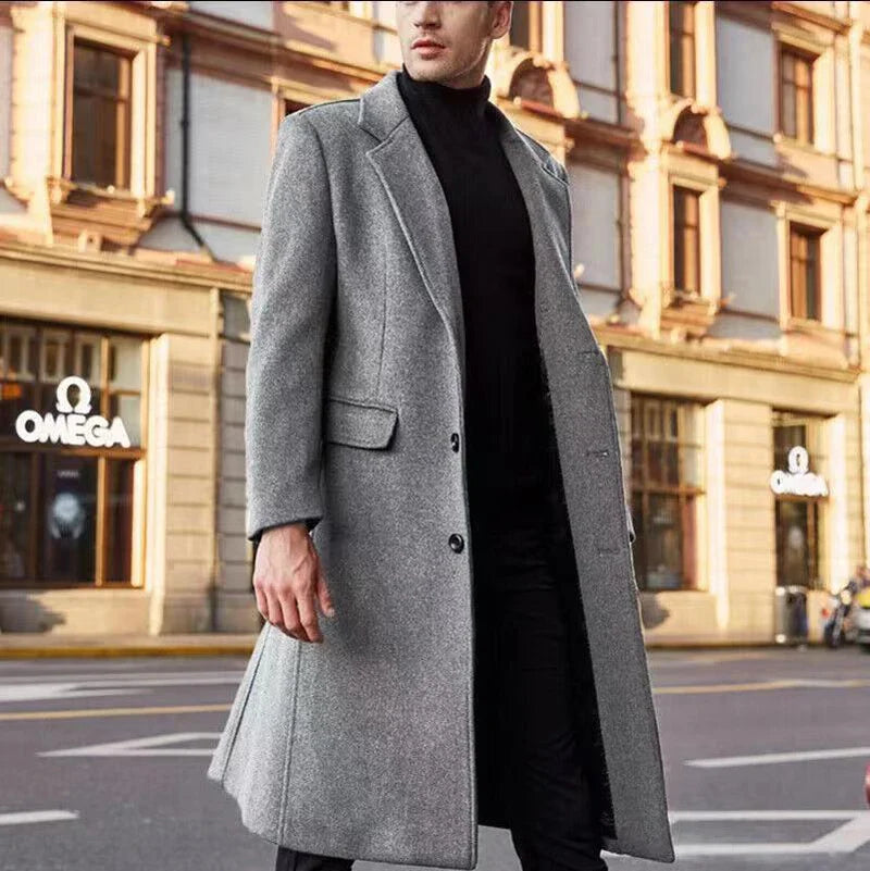 Daan | Long coat for men 2