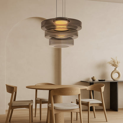 Danish glass Bauhaus pendant lamp 4