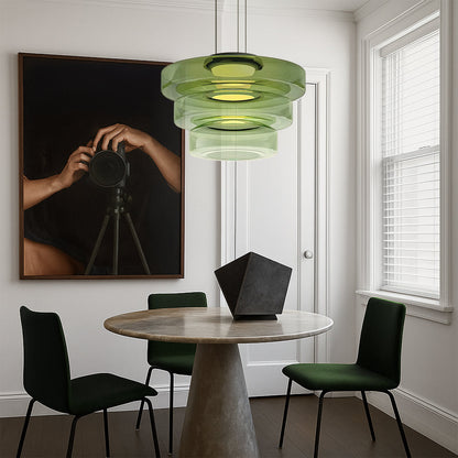 Danish glass Bauhaus pendant lamp 5