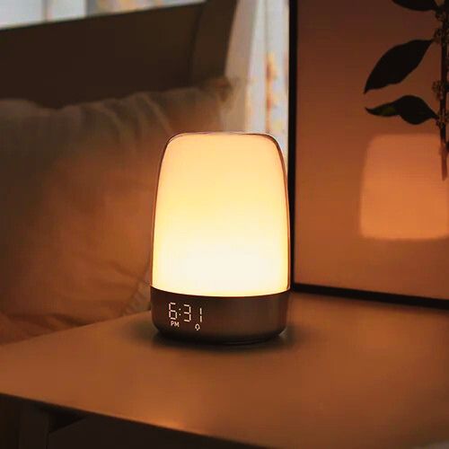 DawnGlow | Elegant Sunrise Alarm Clock with Adjustable Brightness Feature 0