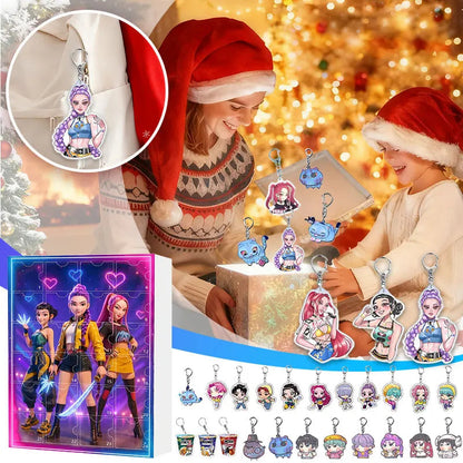 Demonix | Unique Dark Fantasy Kpop Advent Calendar with 24 Keychains 1