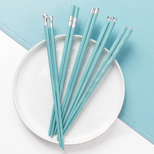 DineLux | Elegant Sophisticated Alloy Chopstick Set (5 Pairs) 1