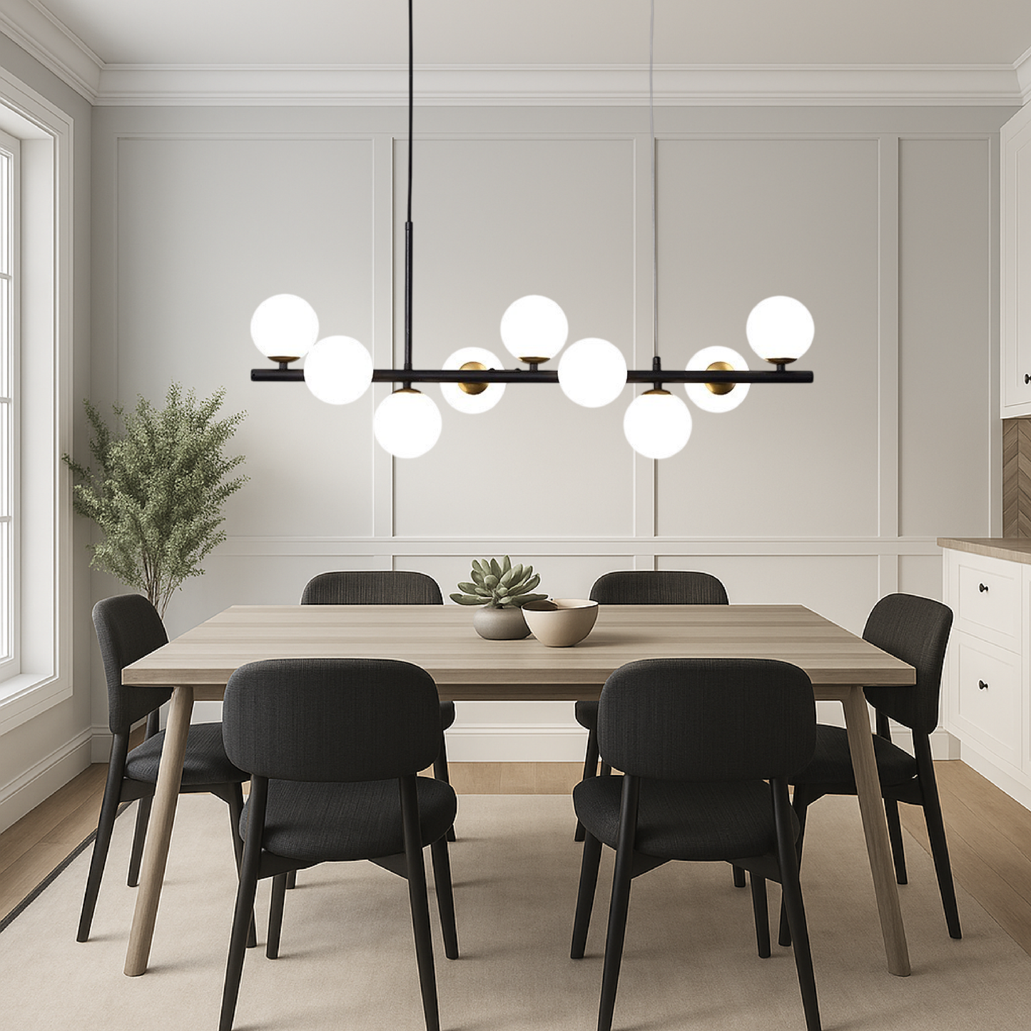 Dining Room Black Pendant Lamp 1