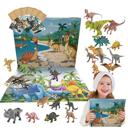 DinoDelight | Colorful Interactive Dinosaur Advent Calendar for Kids 0
