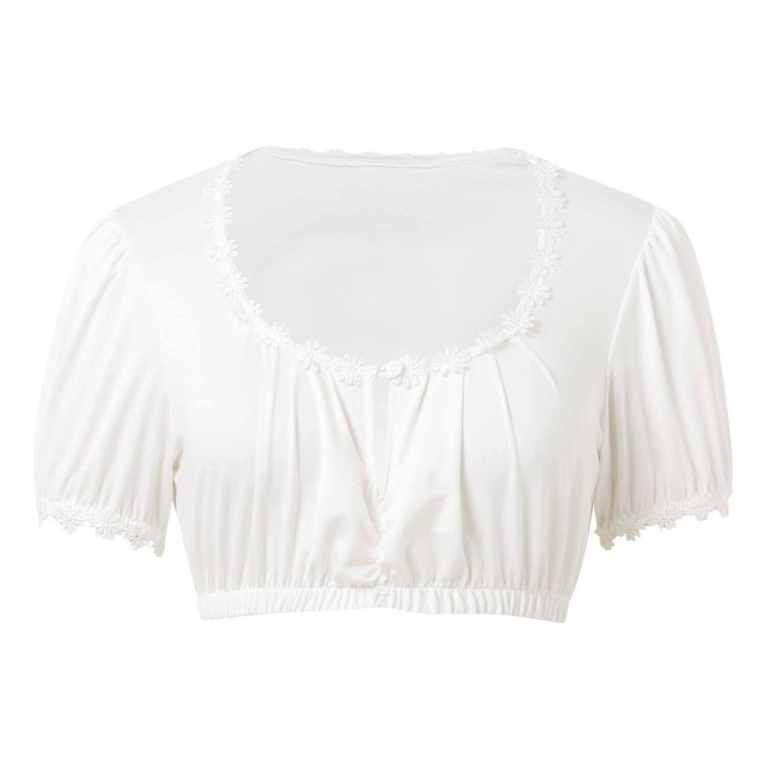 Dirndl blouse crop top – Oktoberfest | Short traditional top for women in a modern style 1