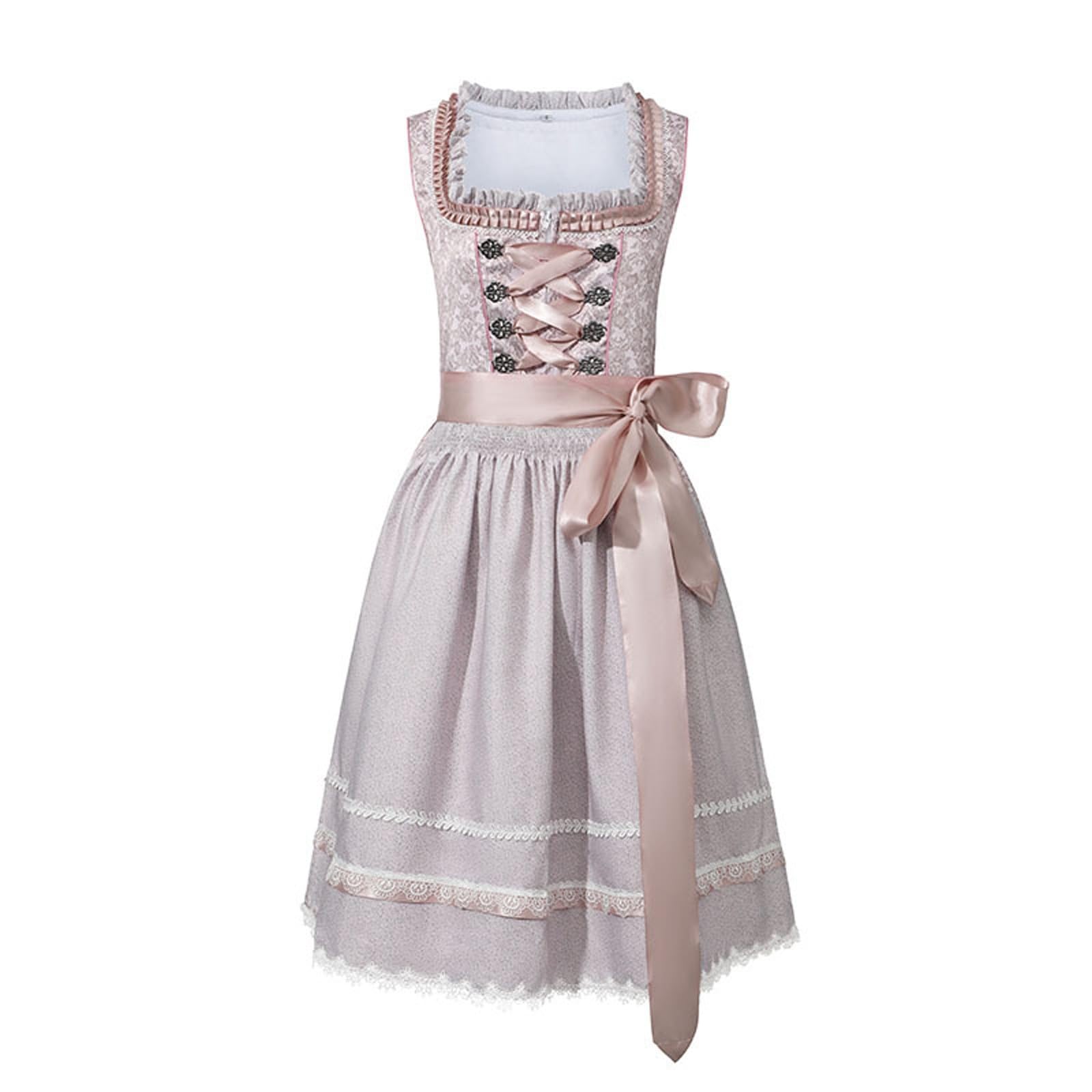 Dirndl with lace-trimmed apron – Oktoberfest | Elegant traditional dress with fine details 5