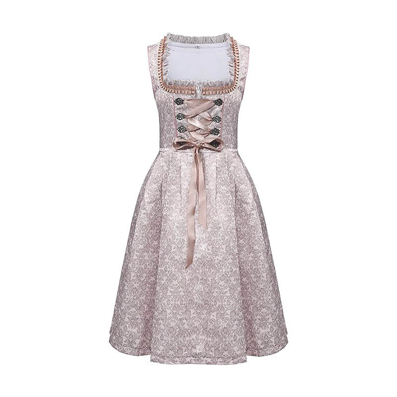 Dirndl with lace-trimmed apron – Oktoberfest | Elegant traditional dress with fine details 6