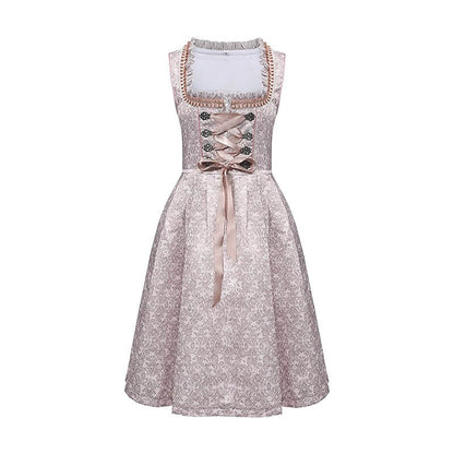 Dirndl with lace-trimmed apron – Oktoberfest | Elegant traditional dress with fine details 6