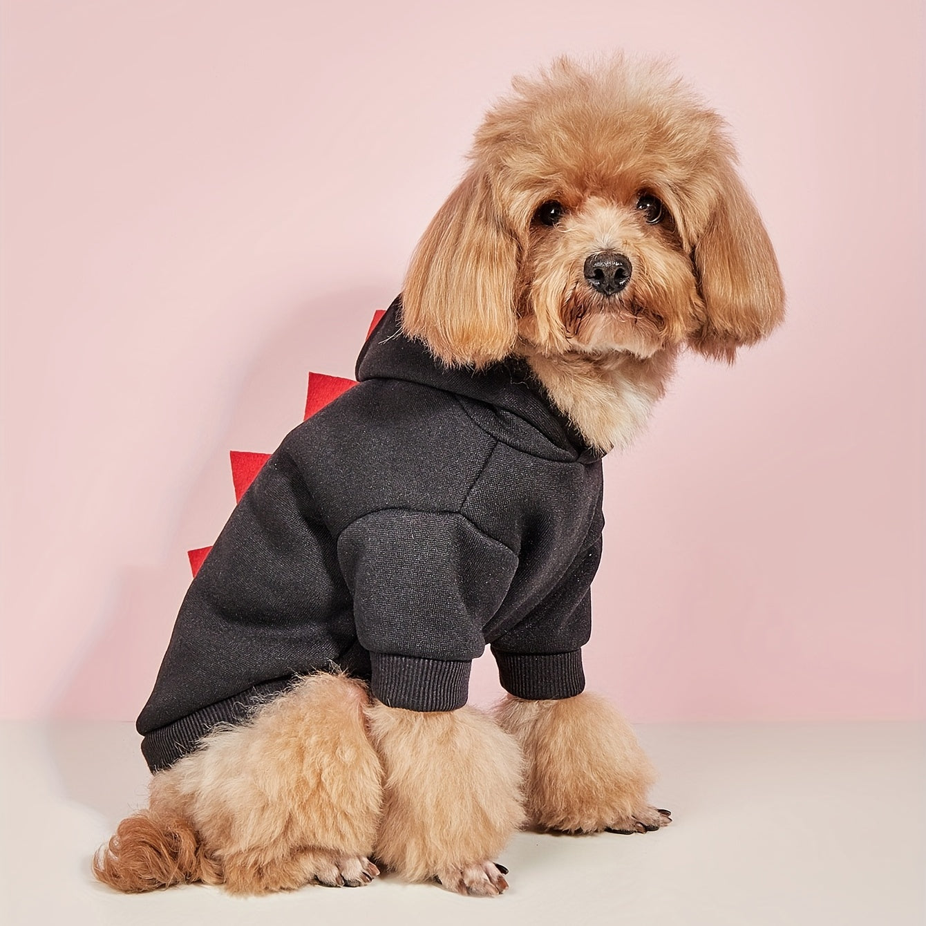 Dog Halloween Costume Fleece Dinosaur Hoodie | Pet Outfit Warm 2