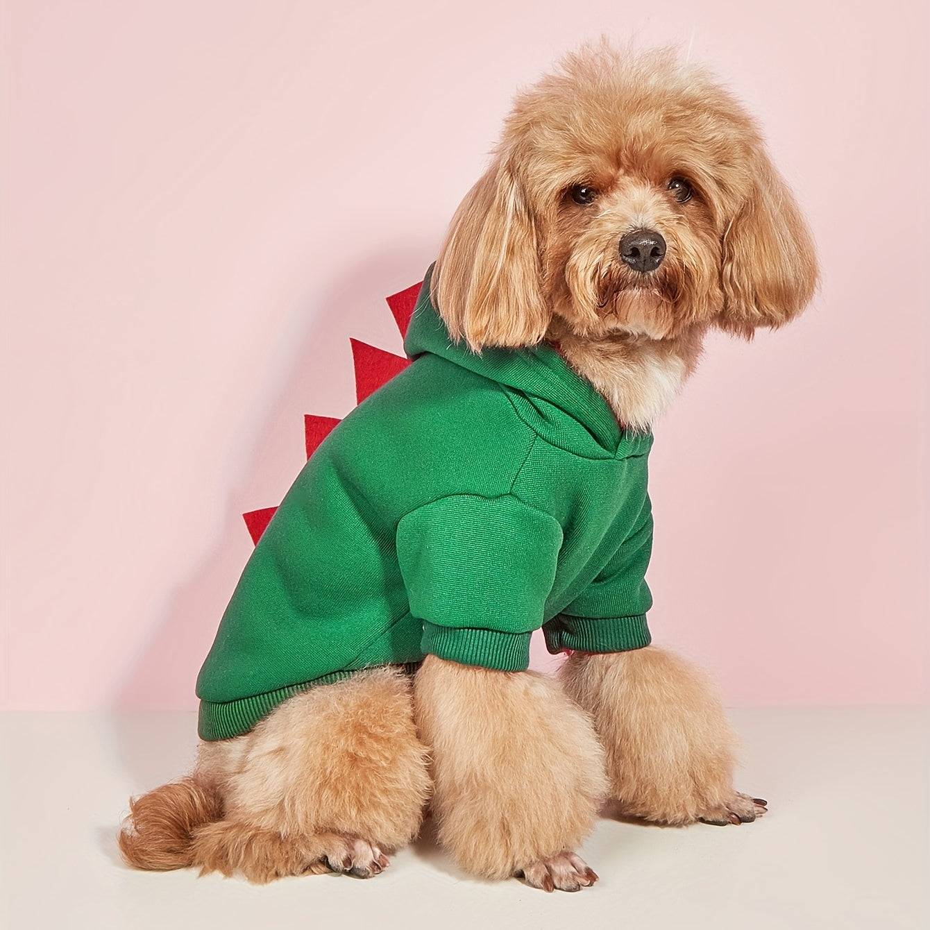Dog Halloween Costume Fleece Dinosaur Hoodie | Pet Outfit Warm 4