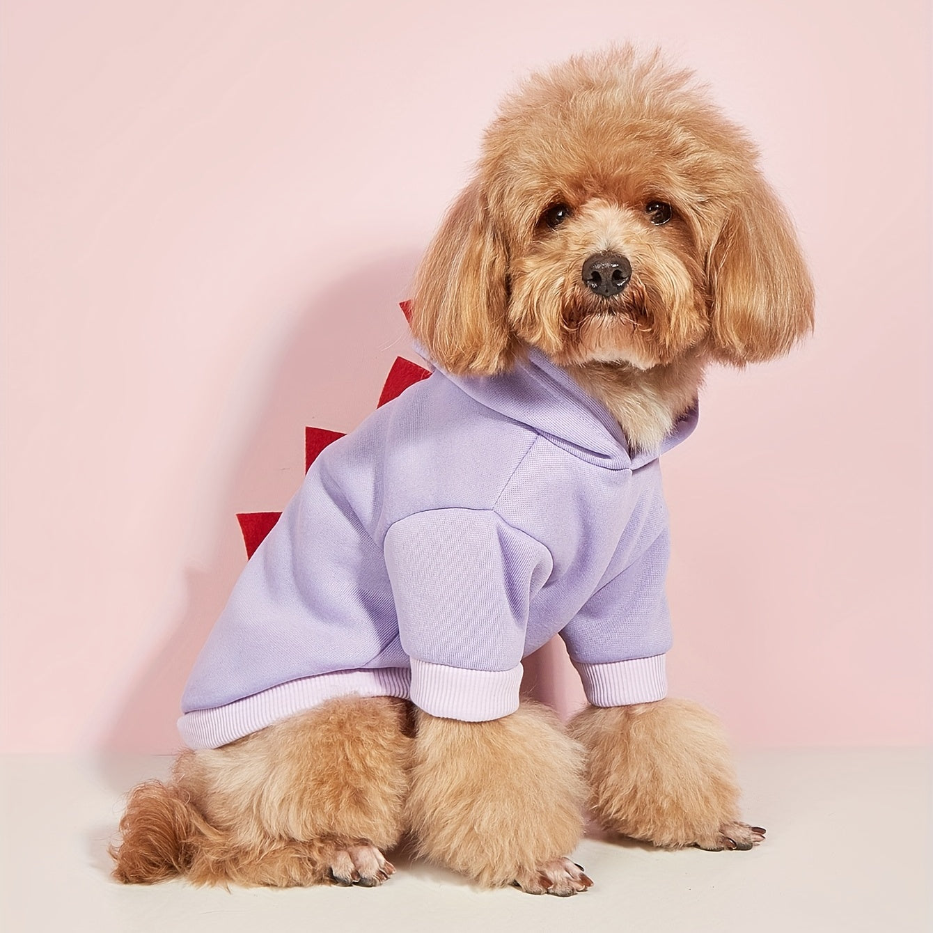Dog Halloween Costume Fleece Dinosaur Hoodie | Pet Outfit Warm 6