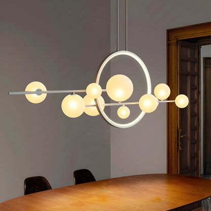 SphereLume – Artistic Glass Chandelier