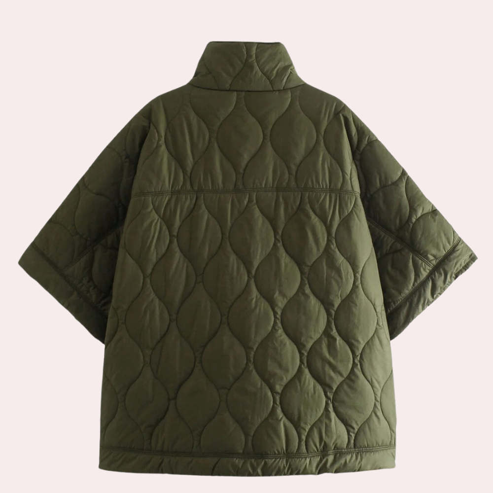 ESMA - Lightweight Quilted Autumn Jacket with Short Sleeves for Women 1