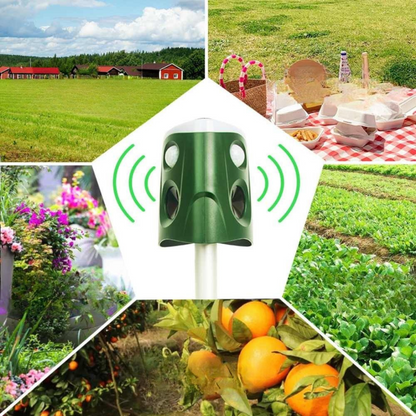 EcoGuard | Eco-Friendly Solar-Powered Ultrasonic Cat & Squirrel Repellent 7