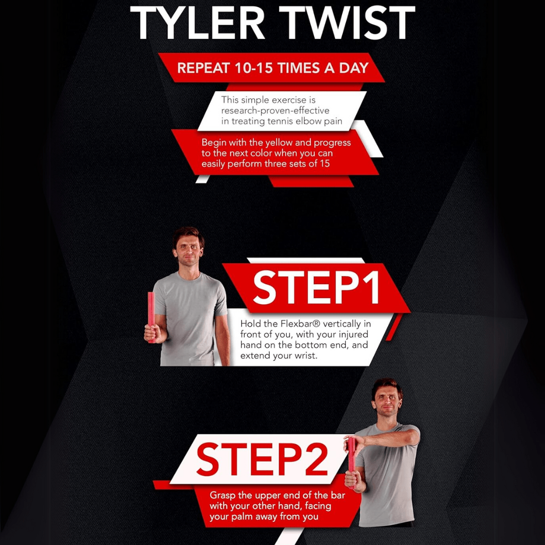 Elbowflex – therapy resistance bar for strengthening the wrist and forearm 4