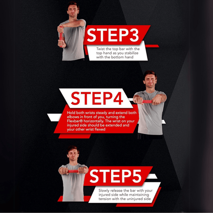 Elbowflex – therapy resistance bar for strengthening the wrist and forearm 5